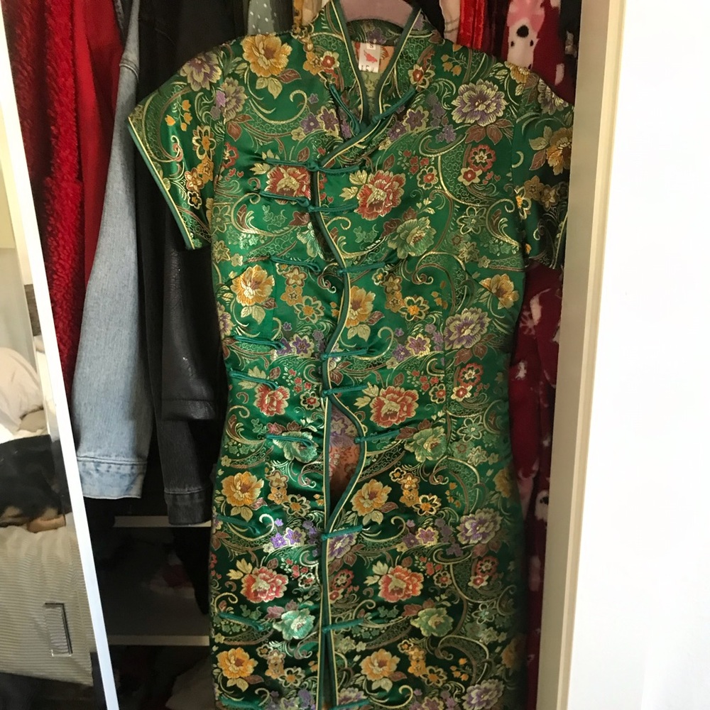 Traditional Chinese Green Dress